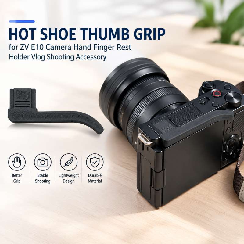Pegangan Jempol untuk Dudukan  - Sony Camera Zv-E10 ulasan dan harga