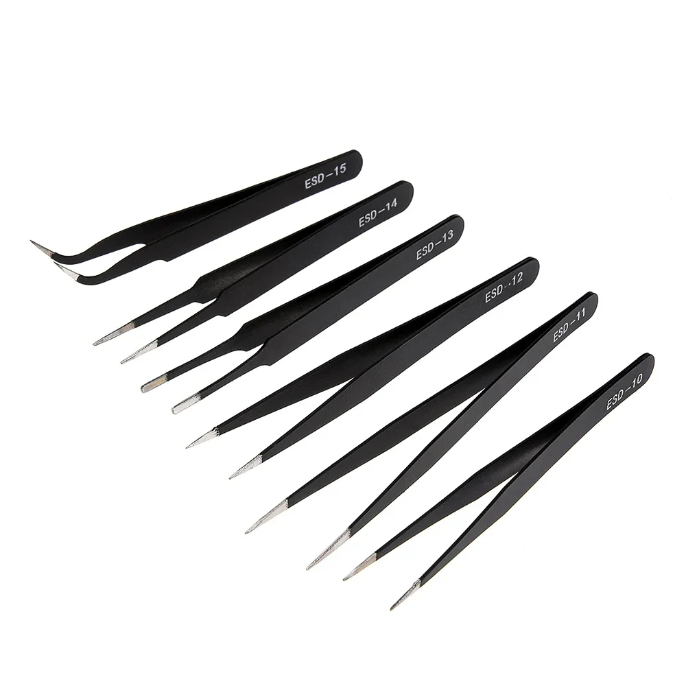 Pinset presisi, 6 buah Set ESD - Electronics Repair Tools ulasan dan harga